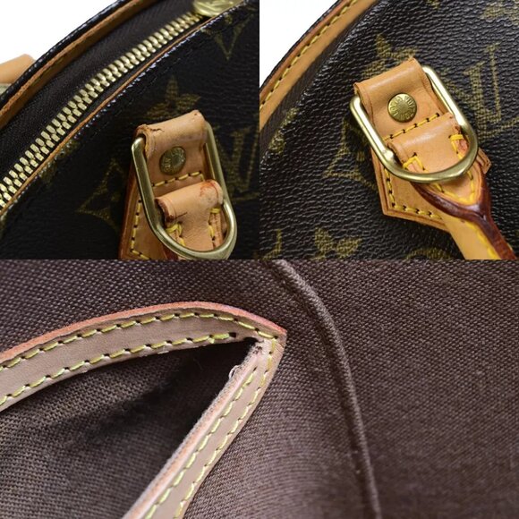 LOUIS VUITTON LV Logo Ellipse PM Hand Bag Monogram Leather Brown M51127 79EB560 - Picture 10 of 16